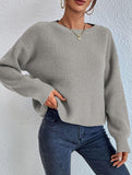 Warm loose long-sleeved sweater