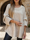 Fashionable knitted shawl sweater