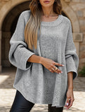 Fashionable knitted shawl sweater