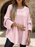 Fashionable knitted shawl sweater