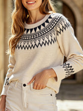 Autumn/Winter Retro Loose Crew Neck Sweater