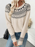 Autumn/Winter Retro Loose Crew Neck Sweater