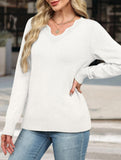 Solid color base layer knit sweater