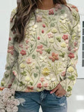 Casual loose long-sleeved knit sweater