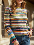 Casual loose long-sleeved knit sweater