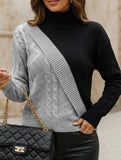 Casual turtleneck loose sweater