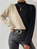 Casual turtleneck loose sweater