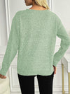 Classic V Neck Knit Sweater Pullover
