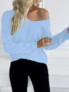 Classic V Neck Knit Sweater Pullover