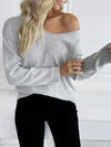 Classic V Neck Knit Sweater Pullover