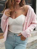Floral Embroidery Cable Knit Loose Cardigan for Women_CWOSWL09202