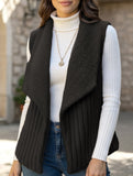 Simple sleeveless versatile vest