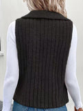 Simple sleeveless versatile vest