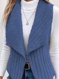 Simple sleeveless versatile vest