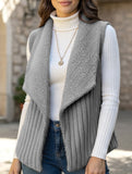 Simple sleeveless versatile vest