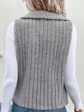 Simple sleeveless versatile vest
