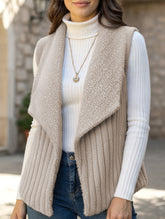 Simple sleeveless versatile vest