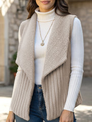 Simple sleeveless versatile vest