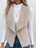 Simple sleeveless versatile vest