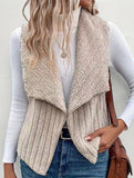 Simple sleeveless versatile vest