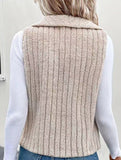 Simple sleeveless versatile vest
