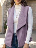 Simple sleeveless versatile vest