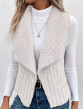 Simple sleeveless versatile vest