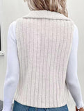 Simple sleeveless versatile vest