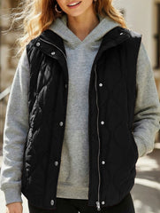 Fashionable and casual solid color cotton vest_CWOV00324