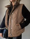 Fashionable and casual solid color cotton vest_CWOV00324
