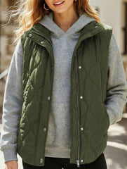 Fashionable and casual solid color cotton vest_CWOV00324