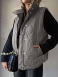 Fashionable and casual solid color cotton vest_CWOV00324