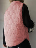 Fashionable and casual solid color cotton vest_CWOV00324
