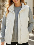 Fashionable and casual solid color cotton vest_CWOV00324