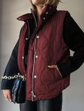 Fashionable and casual solid color cotton vest_CWOV00324