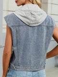 Leopard Print Patchwork Denim Vest_CWOV00328