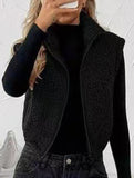 Reversible Fleece Zip Collar Vest_CWOV00338