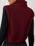 Reversible Fleece Zip Collar Vest_CWOV00338