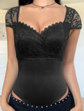 Lace Slim Fit Sexy Bodysuit