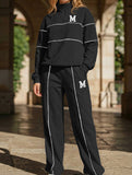 Letter long-sleeved casual sportswear set_CWSBSL00060