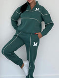 Letter long-sleeved casual sportswear set_CWSBSL00060