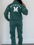 Letter long-sleeved casual sportswear set_CWSBSL00060