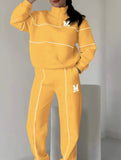 Letter long-sleeved casual sportswear set_CWSBSL00060