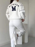 Letter long-sleeved casual sportswear set_CWSBSL00060