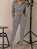 Women's tapered cardigan casual sportswear set_CWSBSL00061