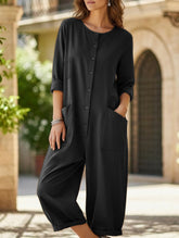 Plus size women's jumpsuit