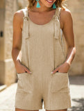 Casual Fashion Suspender Shorts Jumpsuit