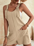 Casual Fashion Suspender Shorts Jumpsuit