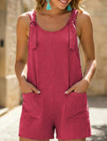 Casual Fashion Suspender Shorts Jumpsuit
