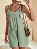 Casual Fashion Suspender Shorts Jumpsuit
